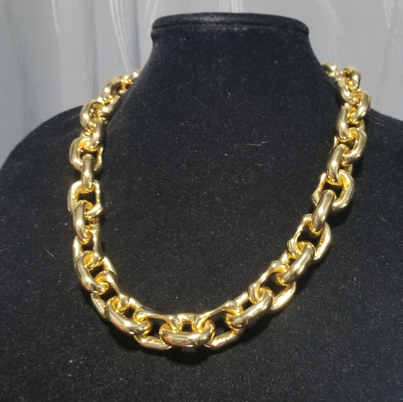 Charles Albert necklace gold link with tags and original box - Picture 4 of 5